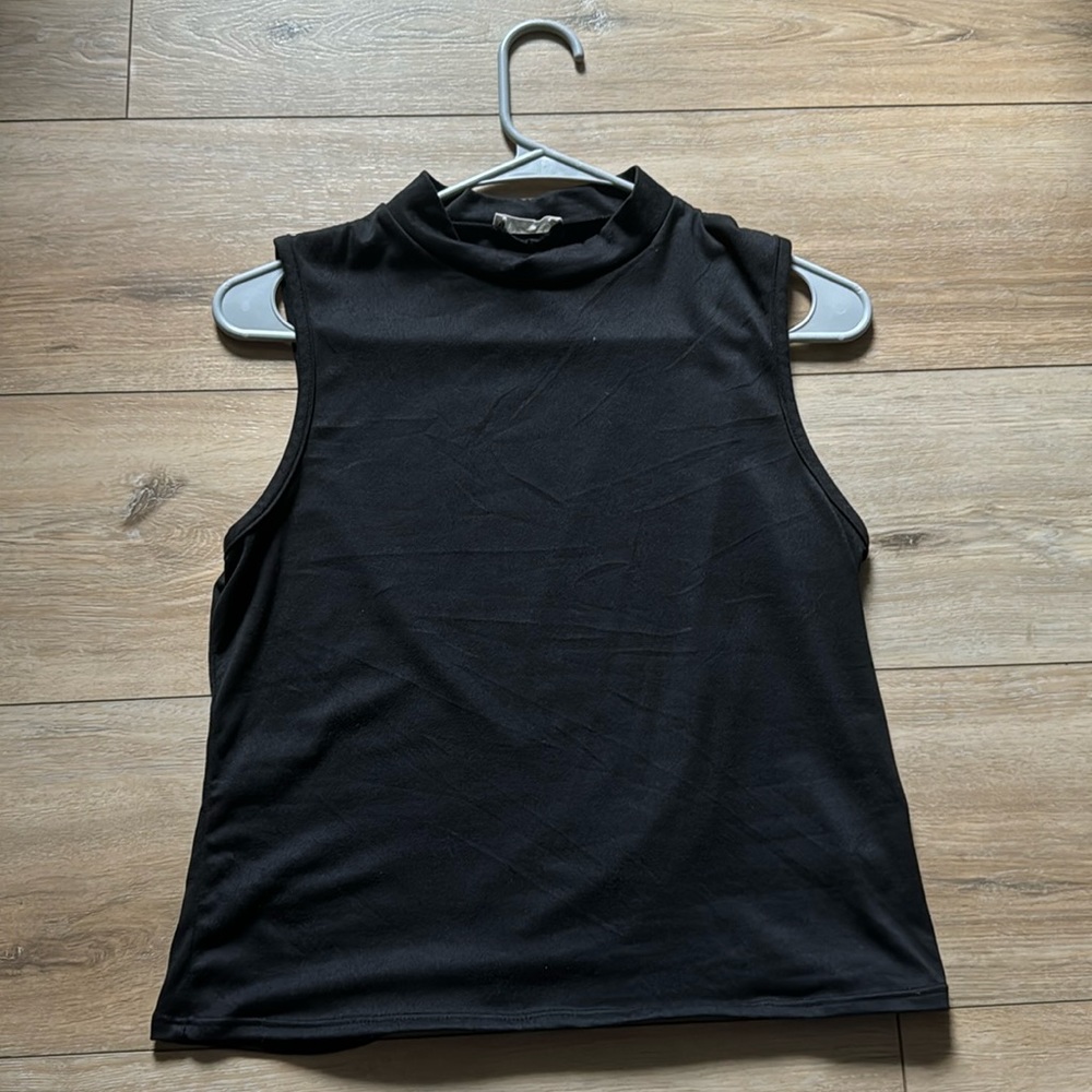 Black halter top